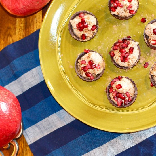 Pomegranate Crunch Ricotta Cups