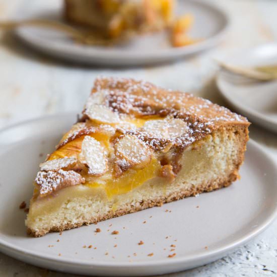 Nectarine Frangipane Tart