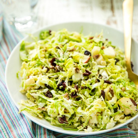 Brussels Sprouts Apple Salad