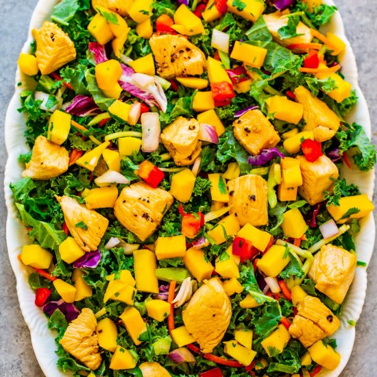 15-Min Teriyaki Chicken Mango Salad