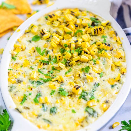 Hot & Cheesy Mexican Corn Dip