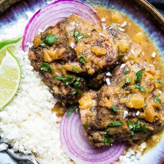 Slow Cooker Jerk Chicken Curry