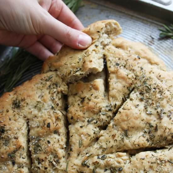 Gluten-Free Fougasse