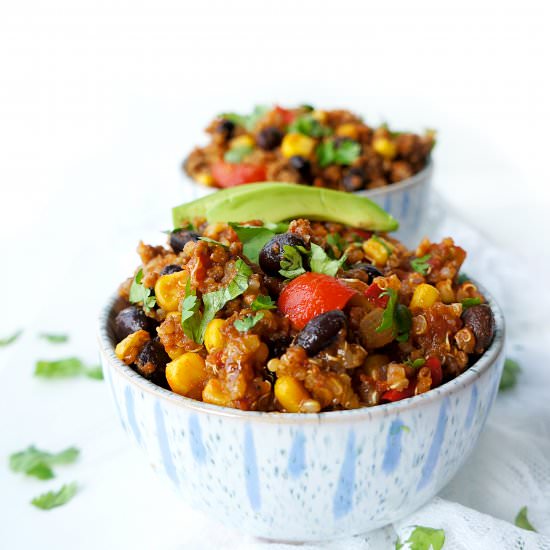 30-Minute Beef & Quinoa Chili