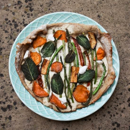 Macadmia Bechamel crispy sage Pizza