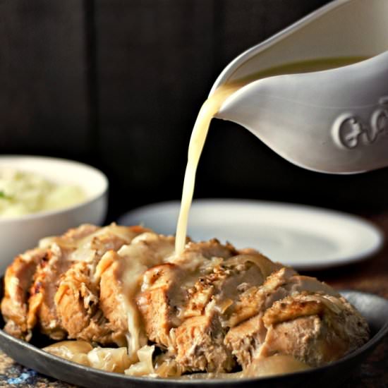 Slow Cooker Turkey Breast and Gravy