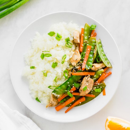 Healthy Chicken Teriyaki Stir Fry