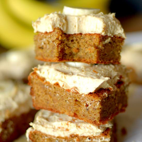 Flourless Peanut Butter Banana Cake