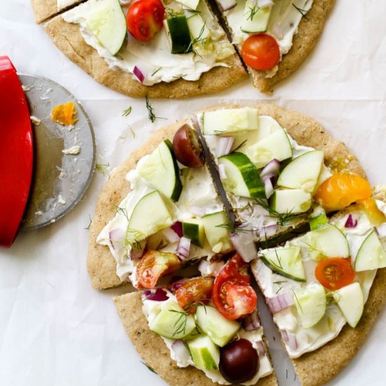 Cold Veggie Pizza Meal Prep