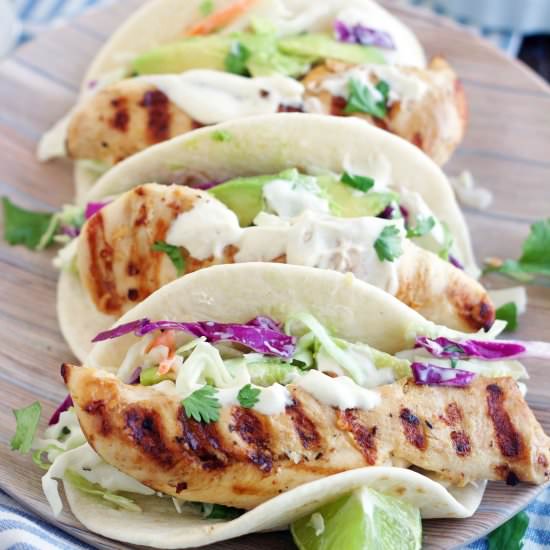 Skillet Chicken Tacos