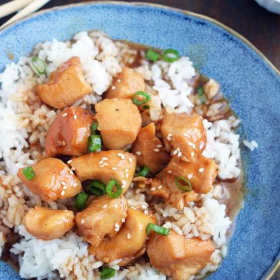 Slow Cooker Honey Sesame Chicken