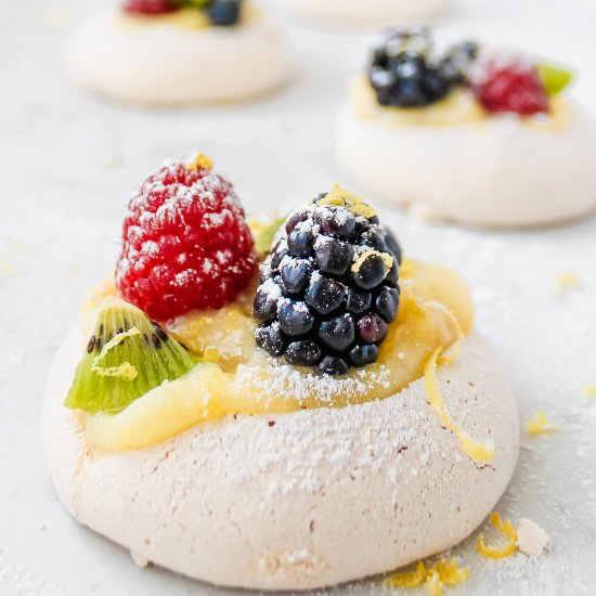 Mini Berry Pavlovas