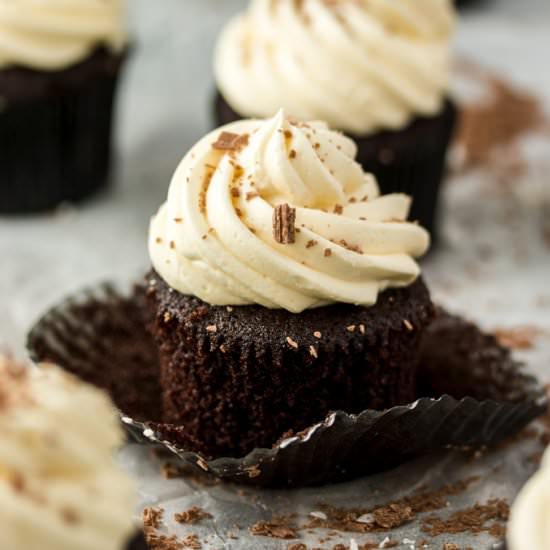 Chocolate Mint Cupcakes