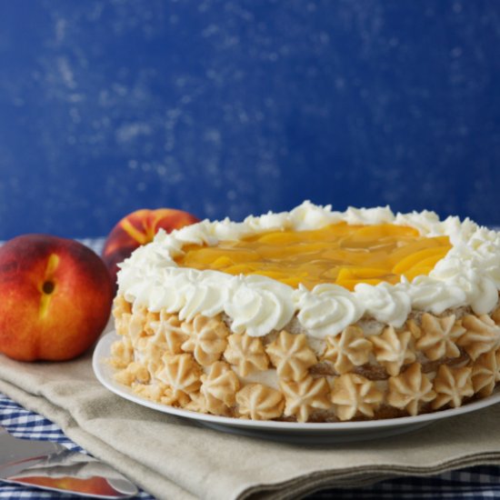 Peach Cake from Uruguay