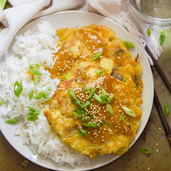 Vegan Egg Foo Young