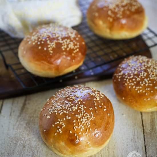 Homemade Hamburger Buns