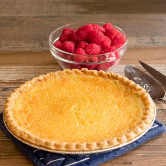 An Old-fashioned Buttermilk Pie