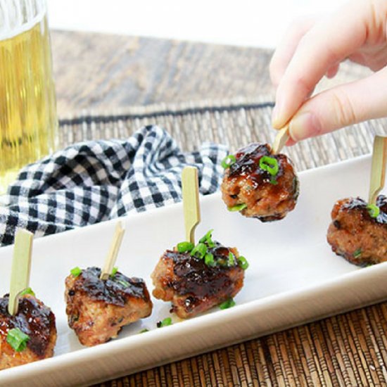 Sweet & Spicy BBQ Meatballs