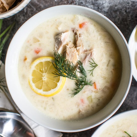 Greek Lemon Chicken Soup