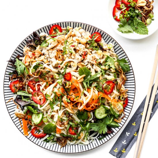 Vietnamese Turkey Noodle Salad