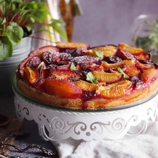 Easy plum tart