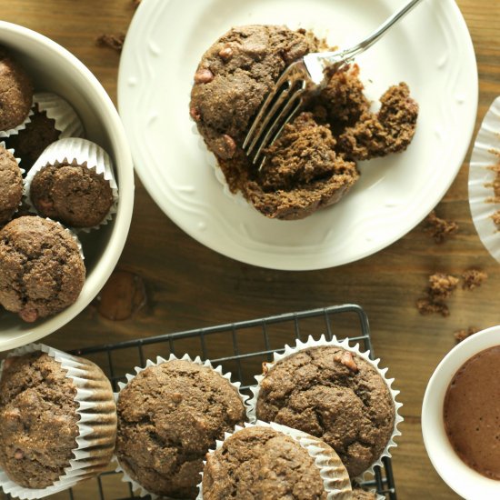 Spinach and Chocolate Muffins