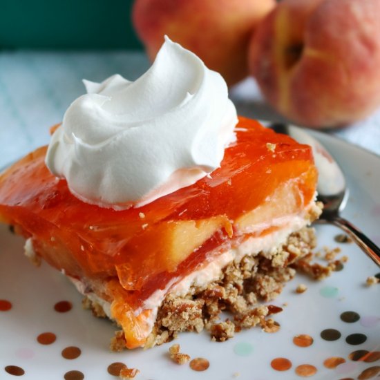 Peach Pretzel Salad