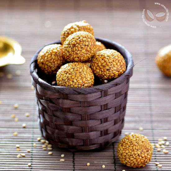 Til Laddu Recipe | Sesame Laddu