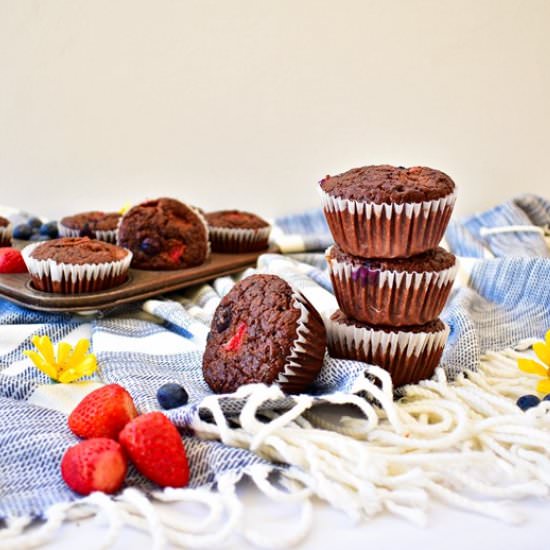 Chocolate Breakfast Muffins