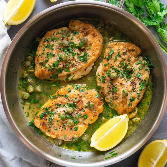 Lemon Caper Chicken