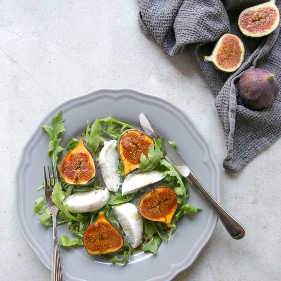 Caramelized Fig & Mozzarella Salad