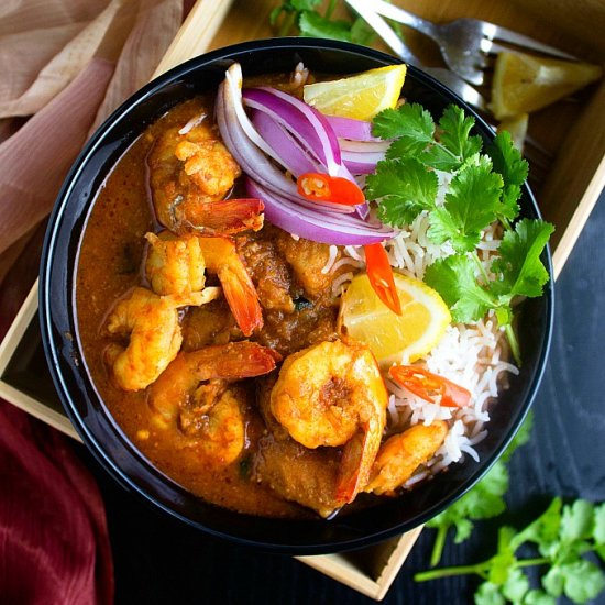 Easy Indian Seafood Curry