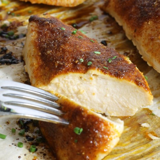 Tender Oven Baked Chicken Breasts