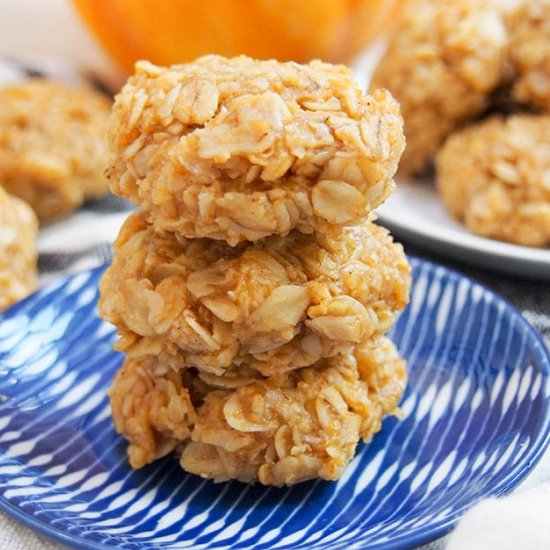 No Bake Pumpkin Cookies