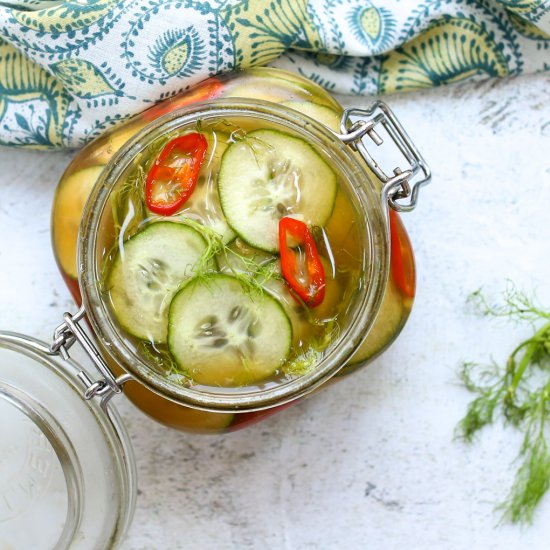 Quick & Easy Refrigerator Pickles