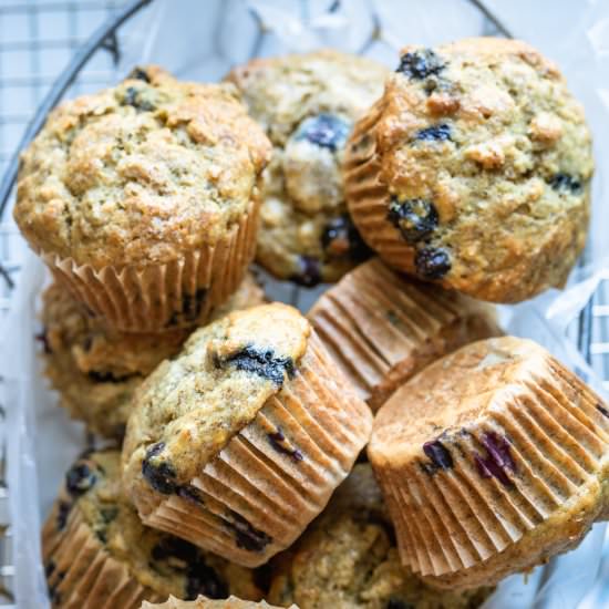 Blueberry Banana Muffins