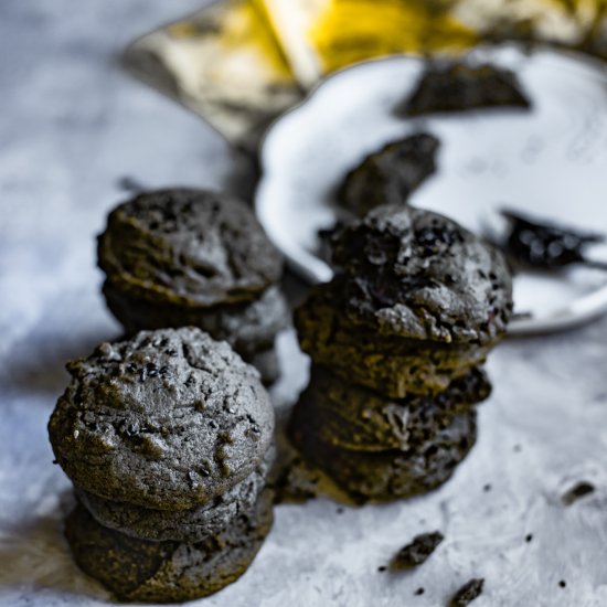 Black Sesame Chocolate Chunk Cookie