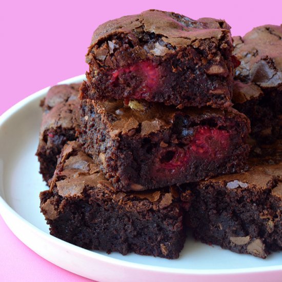 Raspberry Chocolate Brownies