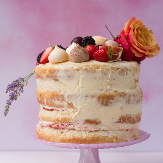 Vanilla Naked Cake