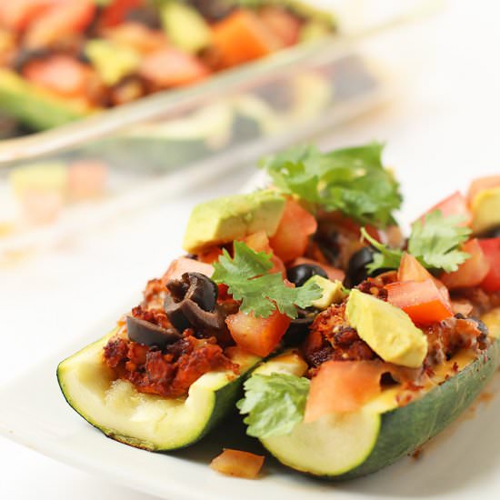 Mexican Style Zucchini Boats