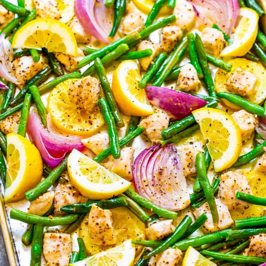 Sheet Pan Lemon Pepper Chicken