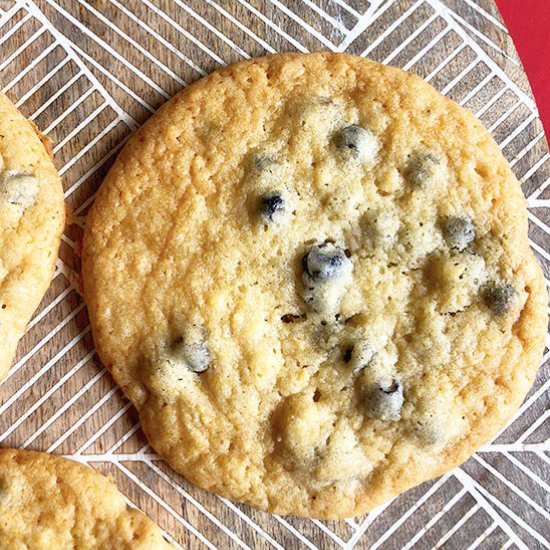 Blueberry and cream cookies