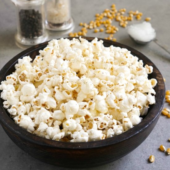 Coconut Oil Popcorn