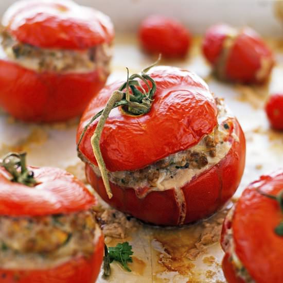 Baked Stuffed Tomatoes