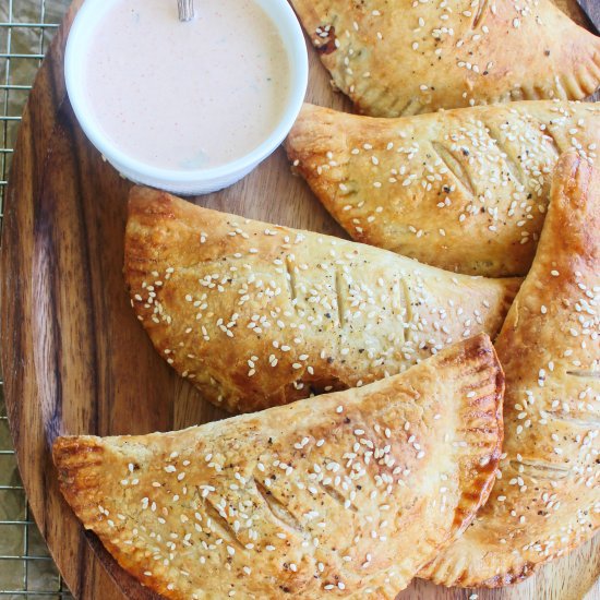 Reuben Hand Pies with 1000 Island