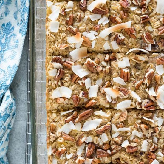 Hummingbird Cake Baked Oatmeal