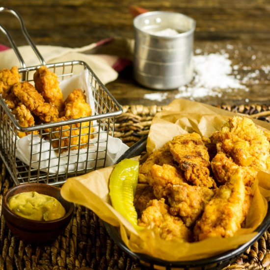 Pickle-Brined Keto Fried Chicken