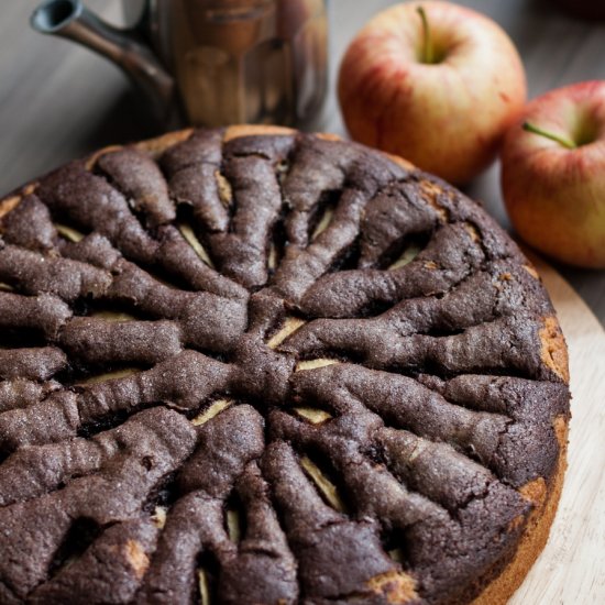 Polish apple cake