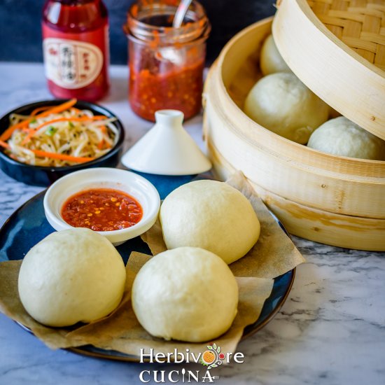 Vegetable and Tofu Steamed Bao