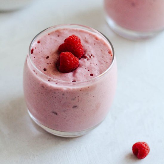 Vegan Summer Raspberry Mousse